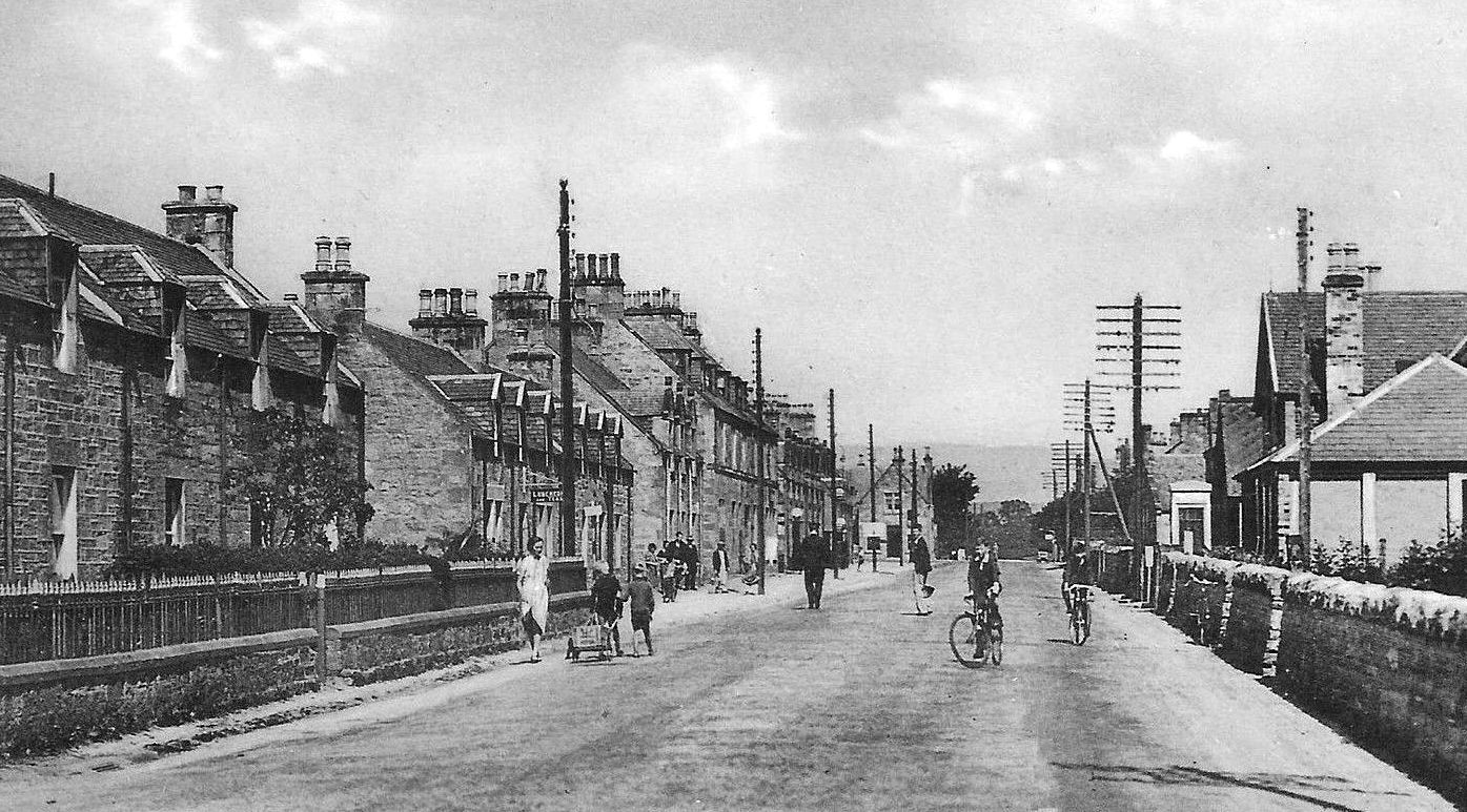 Tour Scotland Old Photograph High Street Muir Of Ord Scotland