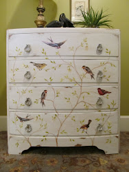 Bow Front Bird Chest