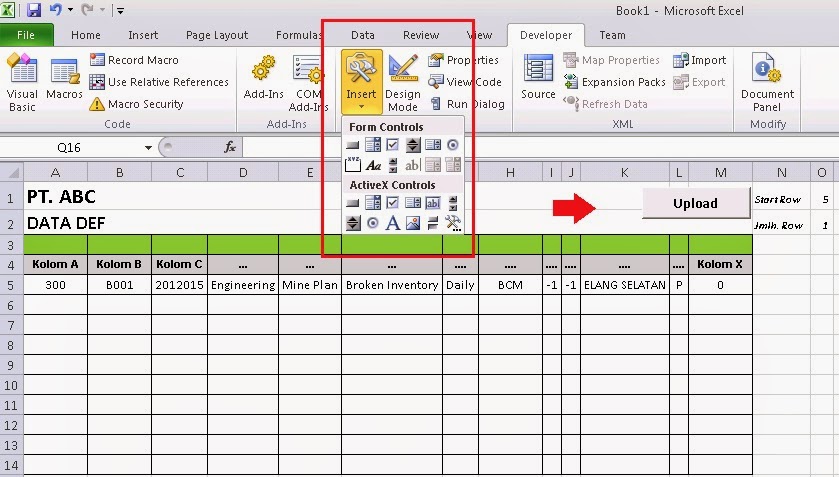 Insert Data From Excel Sheet To SQLServer