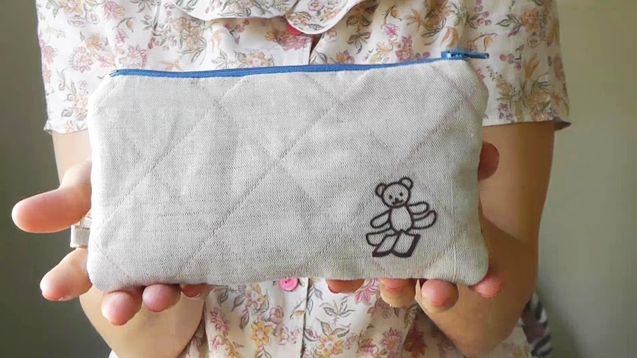 TUTORIAL ESTUCHE Doble Vuelta al cole (Patrón) 