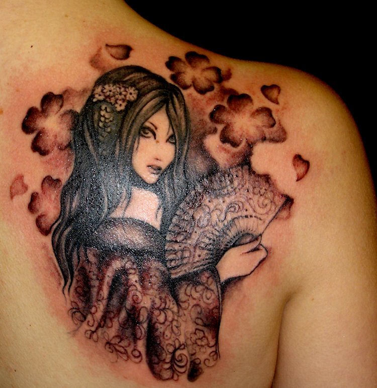 Naked Lady Tattoo