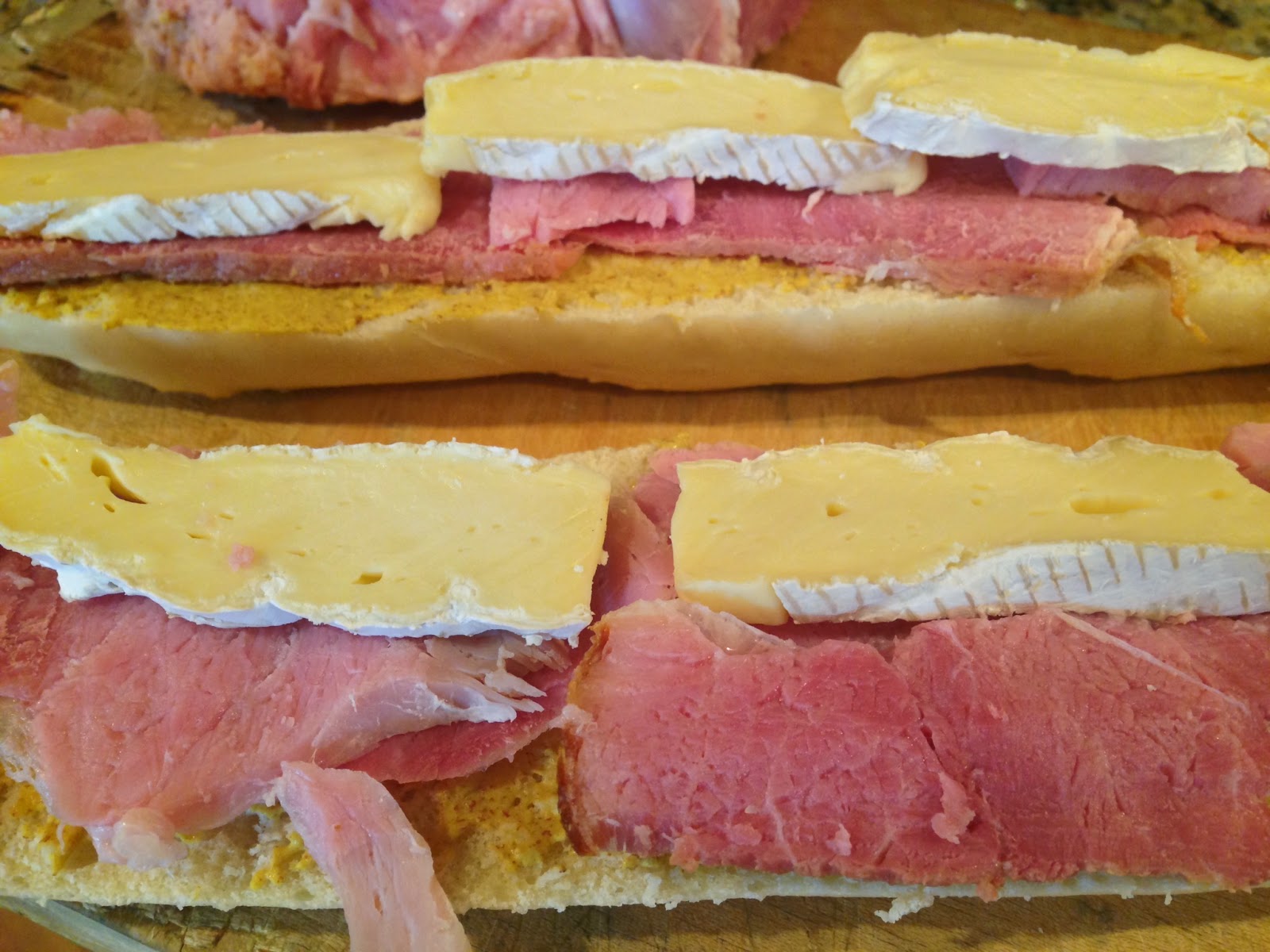 Health & Lifestyle Management Ham & Brie On French Bread