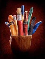 paintings hand painting finger easy arts facts oh