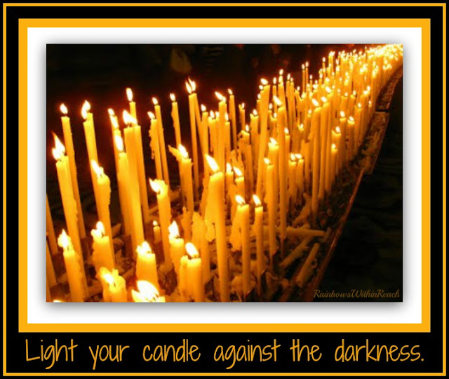 photo of: Light Your Candle Against the Darkness: Response to Tragedy at PreK+K Sharing 