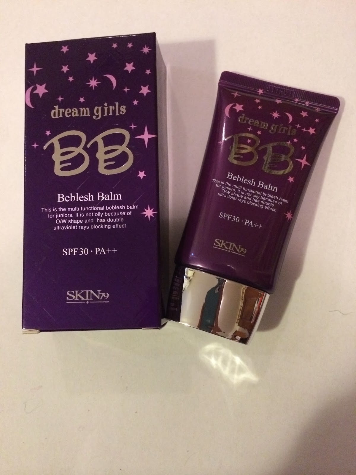 My Sweet Sent BB cream compare (Skin79 Dream Girls bb cream, Shiny