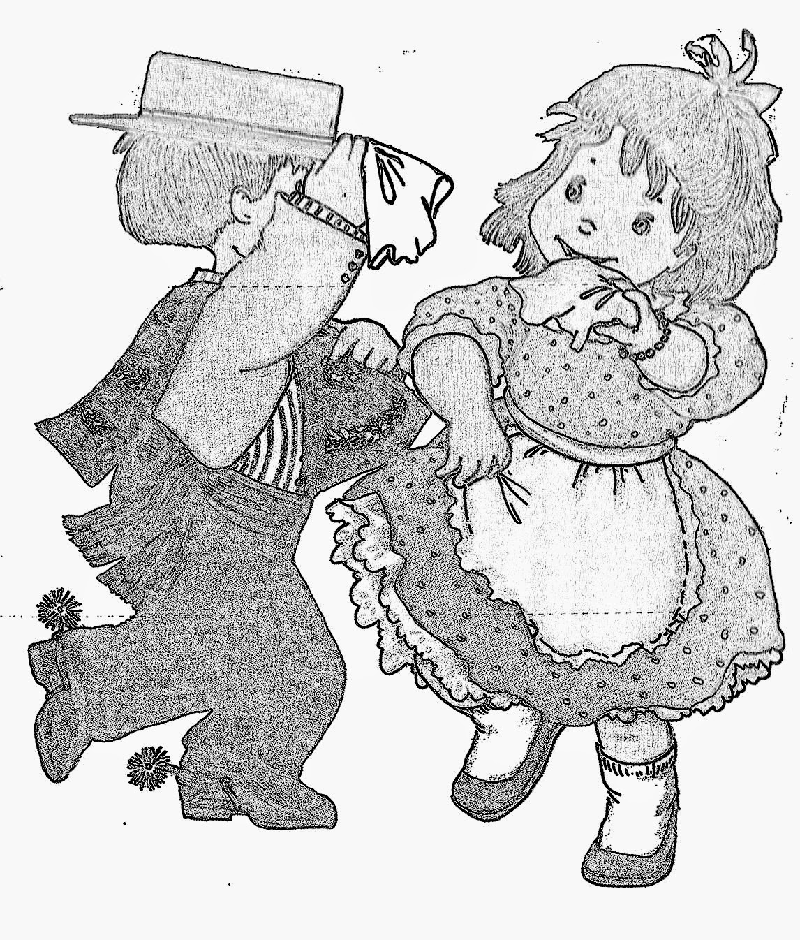 Pareja Bailando Cueca Memoria Chilena Biblioteca Nacional