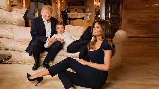 Us president family photo, US president Donald trump pic,Ivanka Trump pic. Tiffany Trump pic