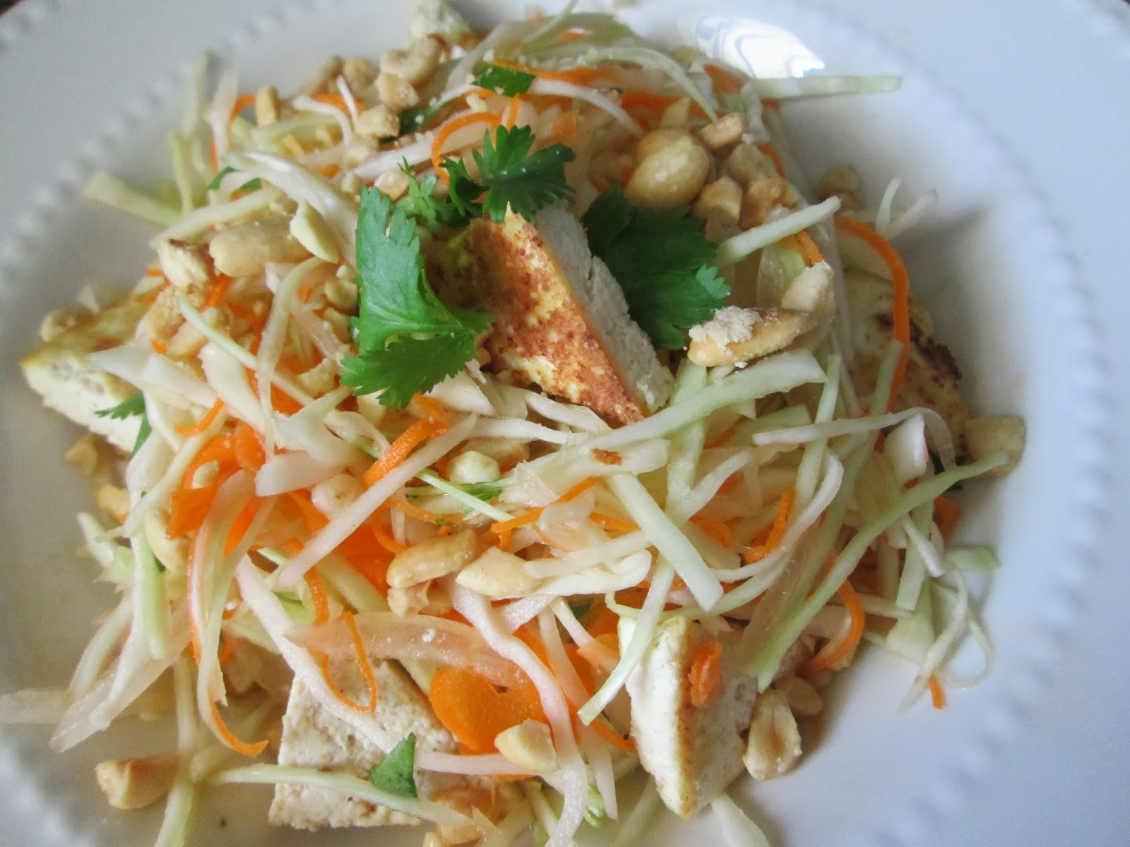 Don't Get Mad, Get Vegan! Vietnamese Tofu Cabbage Salad