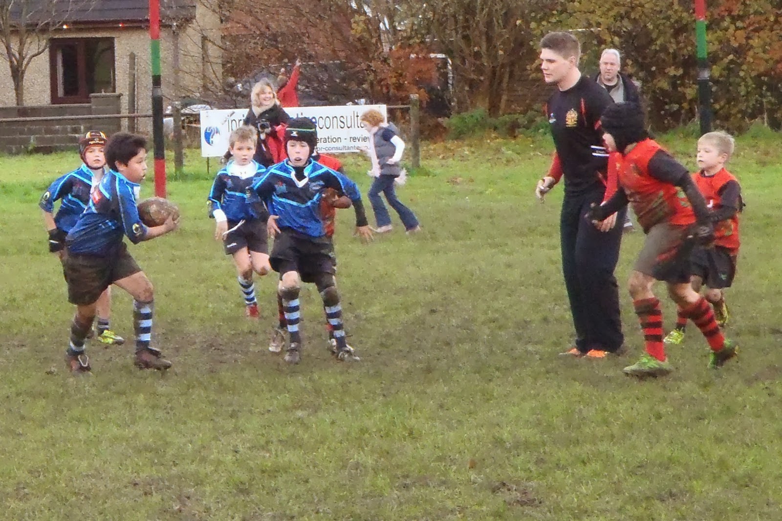 Mumbles Dragons Under 11's Rugby Team: Glynneath V Dragons (Away) 08/12/13