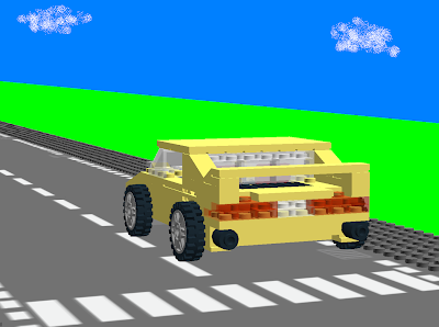 Lego toyota mr2