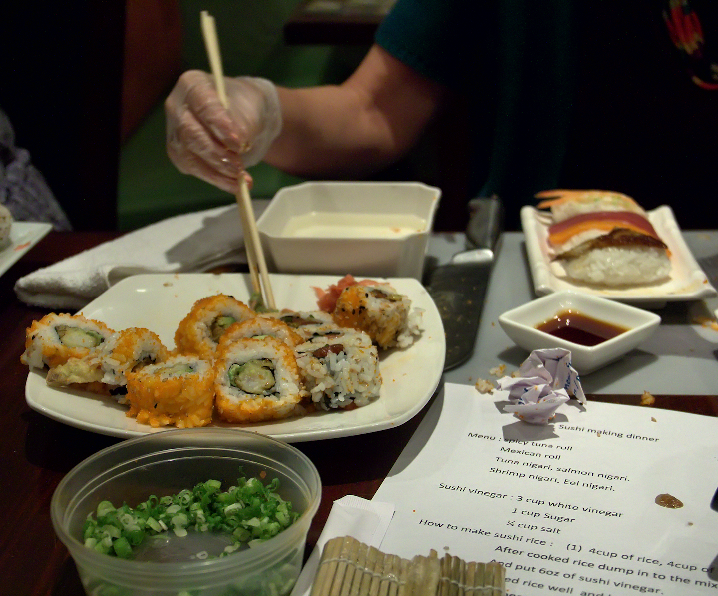 Sushi Class at Origami Restaurant