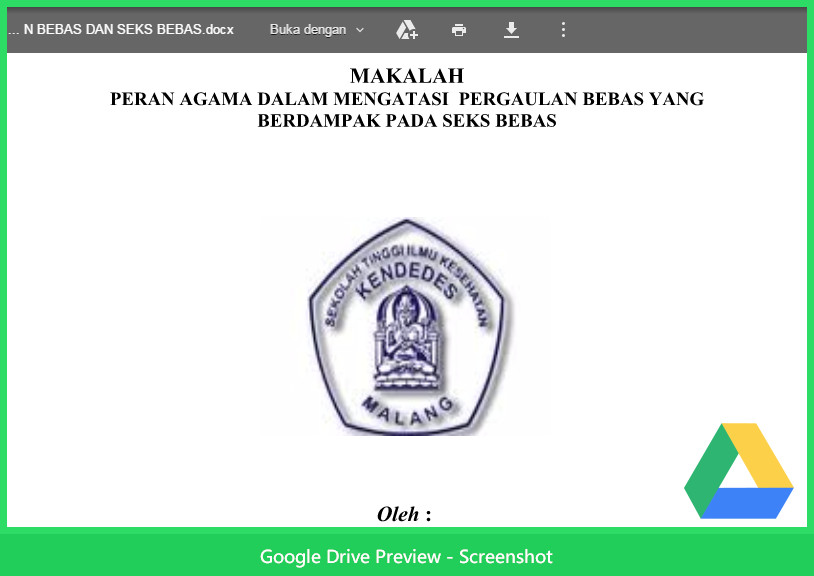 Contoh Makalah Agama Tentang Peran Agama Dalam Mengatasi Pergaulan Bebas Dan Seks Bebas Contoh Makalah Agama Tentang Peran Agama Dalam Mengatasi Pergaulan Bebas Dan Seks Bebas
