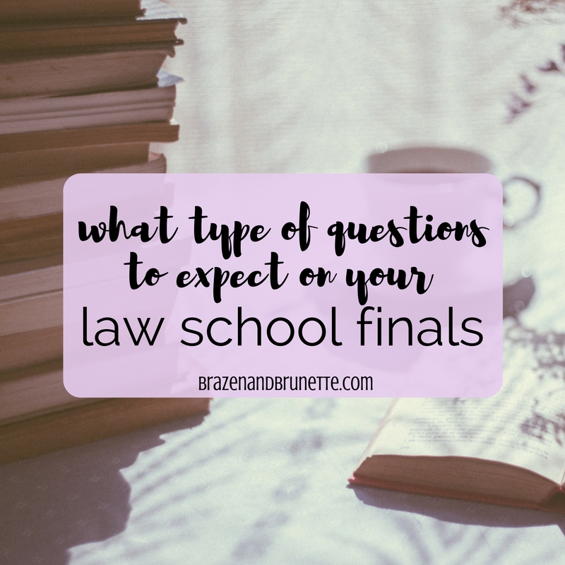 The Different Types of Law School Finals Questions to Prepare For