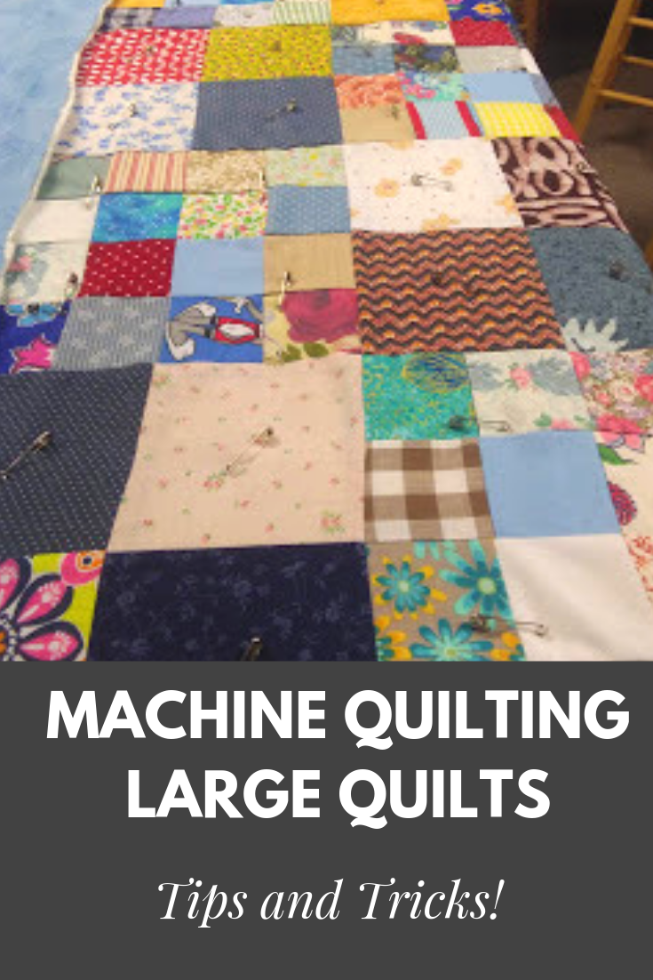 You can Quilt a Queen Size Top with Your Domestic Machine with a Few