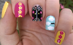 nail easy designs summer toothpick dotting tool using five