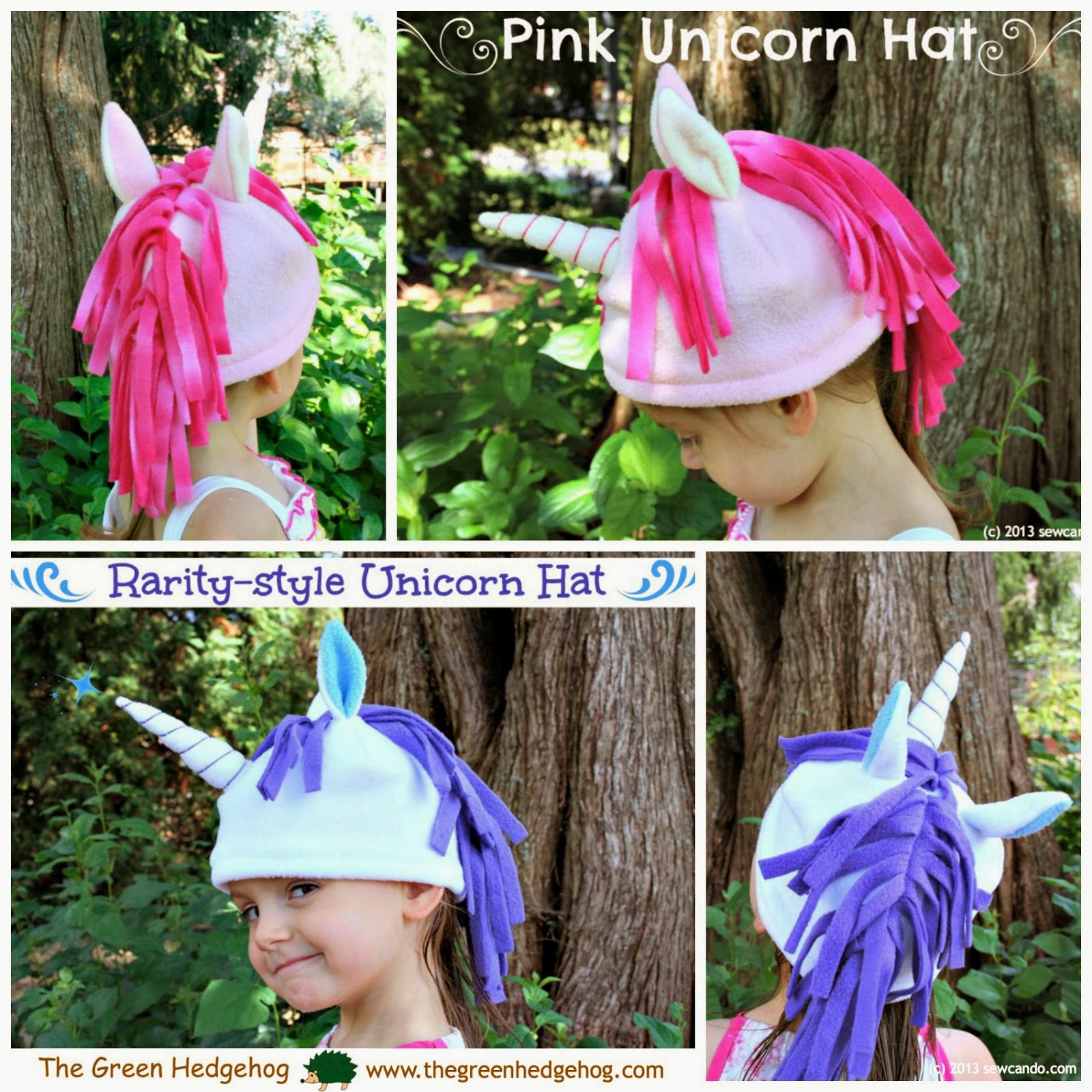 Sew Can Do: My Little Pony Unicorn Hats & A Return To Hat Making