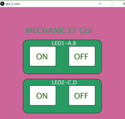 Processing GUI Button से Led Control करें
