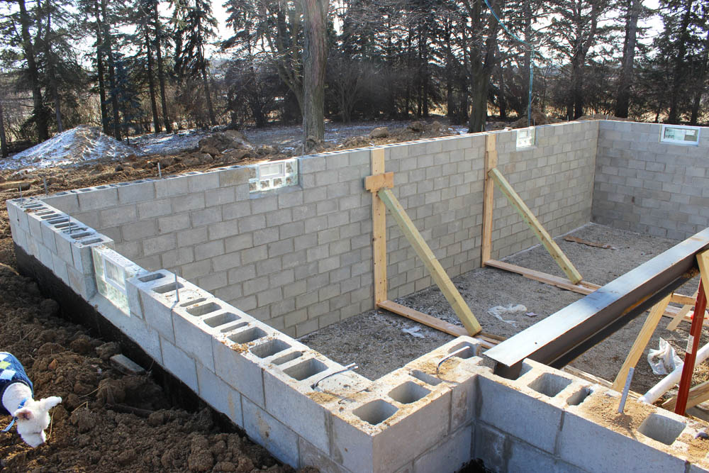 How To Brace A Basement Wall For Backfill Openbasement