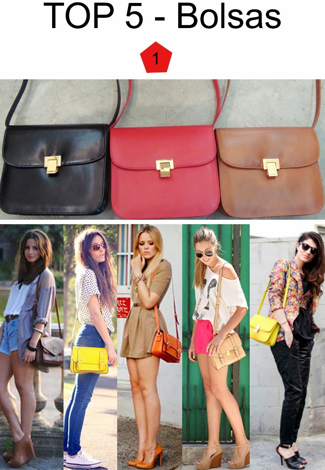 Revista da Rafa: Top 5: Bolsas
