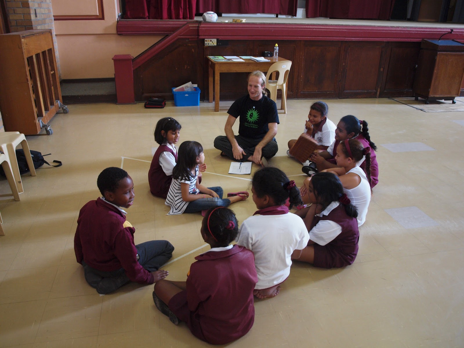 Rondebosch East Primary Classes with the wonderful Pete