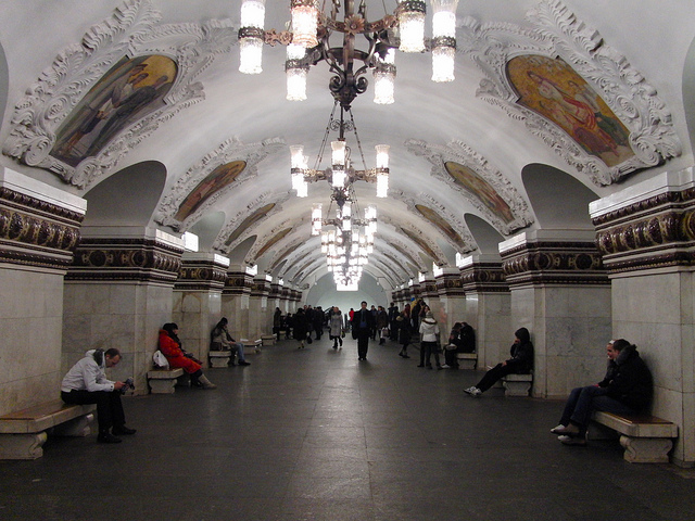 metropolitana Mosca Kievskaya Koltsevaya