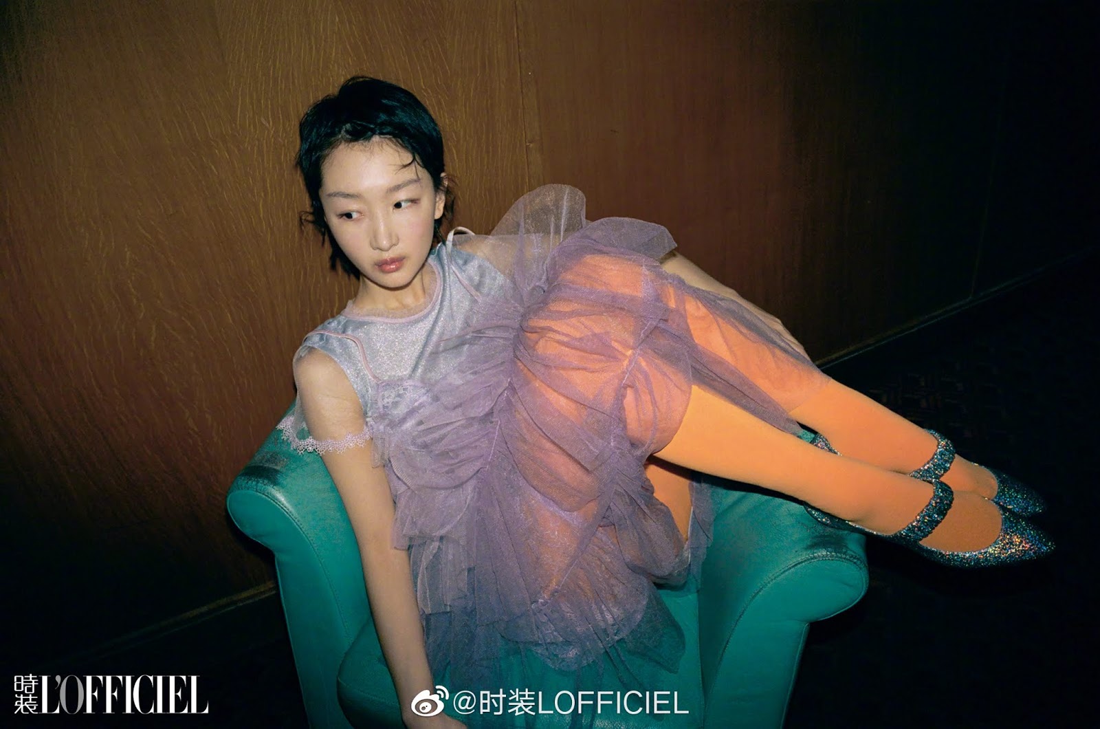 Actress Zhou Dongyu poses for the fashion magazine 