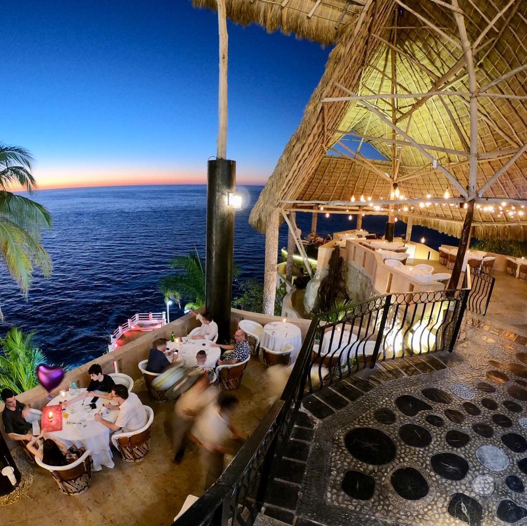 Puerto Vallarta y Riviera Nayarit Restaurante Le Kliff, romance frente