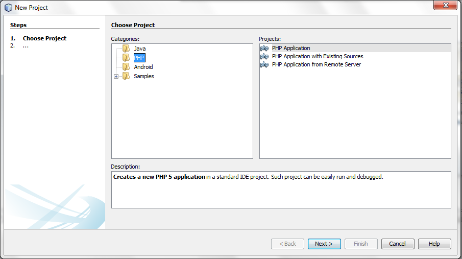 Lavori e Lavoretti: PHP & NetBeans: Creare un Progetto PHP con NetBeans ...