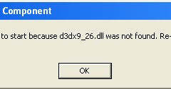 Failed to load dx9 dlls. D3dx9_30.dll. d3dx9_26.dll. ошибка d3dx9_30.dll как исправить.