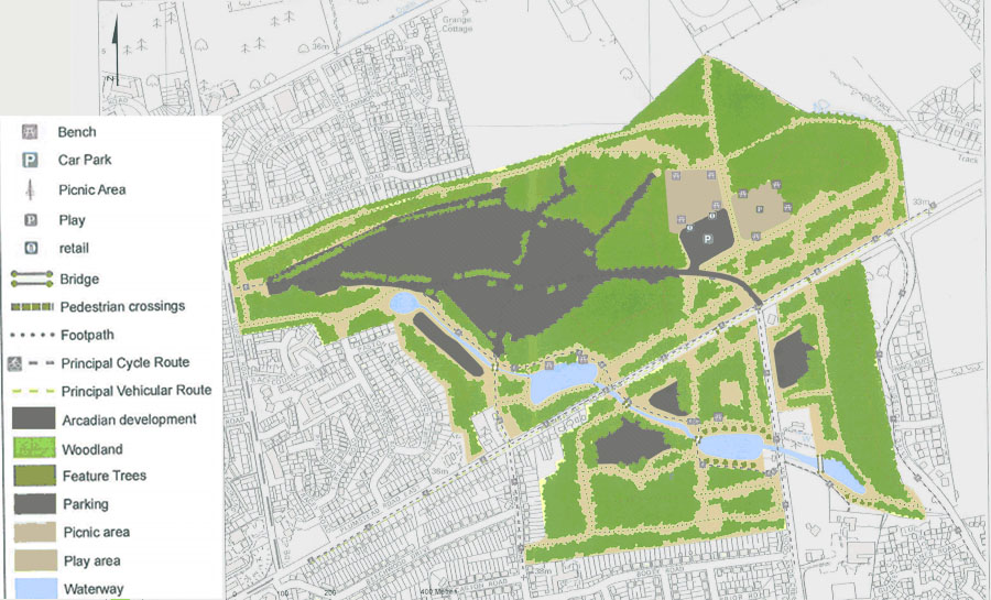 Two Trees Development Map Save Thorpe Woodlands: June 2013