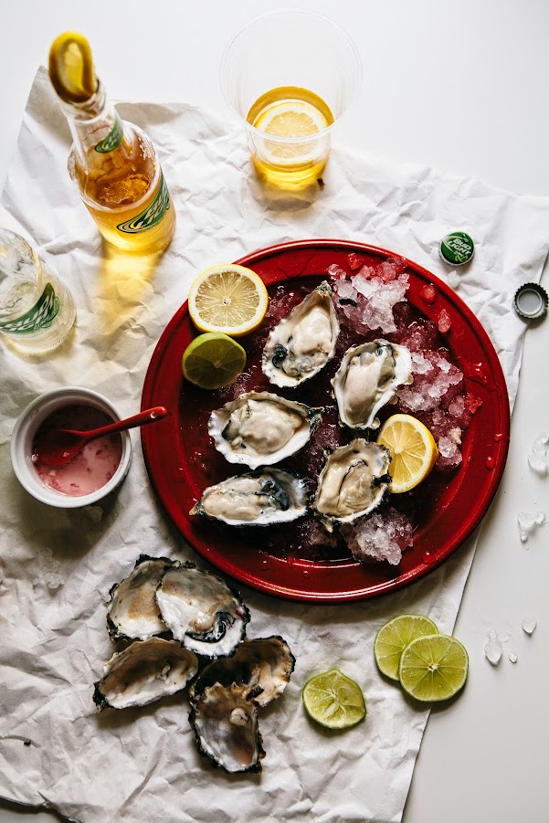 Grilled Oysters with Champagne hummingbird high a