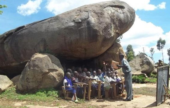 rock classroom kenya