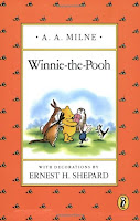 Image of Winnie the Pooh on Top Ten Tuesday Childhood Book Characters on Blog of Extra Ink Edits from Writing Consultant and Editor providing editing services for writers, including query critique, synopsis polish,beta reading