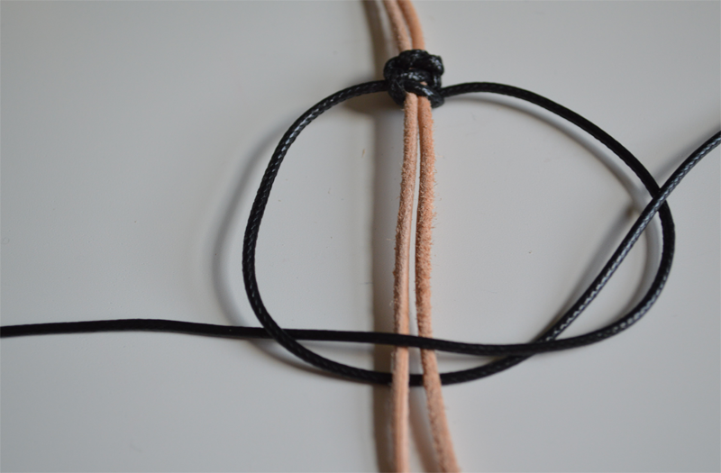 nudos para cerrar pulseras