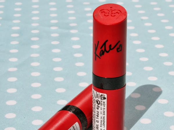 Rimmel Lasting Finish Matte Lipsticks by Kate Moss - #106 and #111 Kiss Of Life