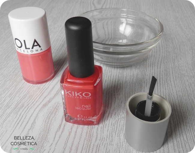 Mezclar esmaltes de uñas crear nuestros esmaltes