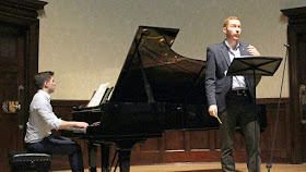 Robin Tritscher and Gary Matthewman in rehearsal at the Wigmore Hall - photo BBC