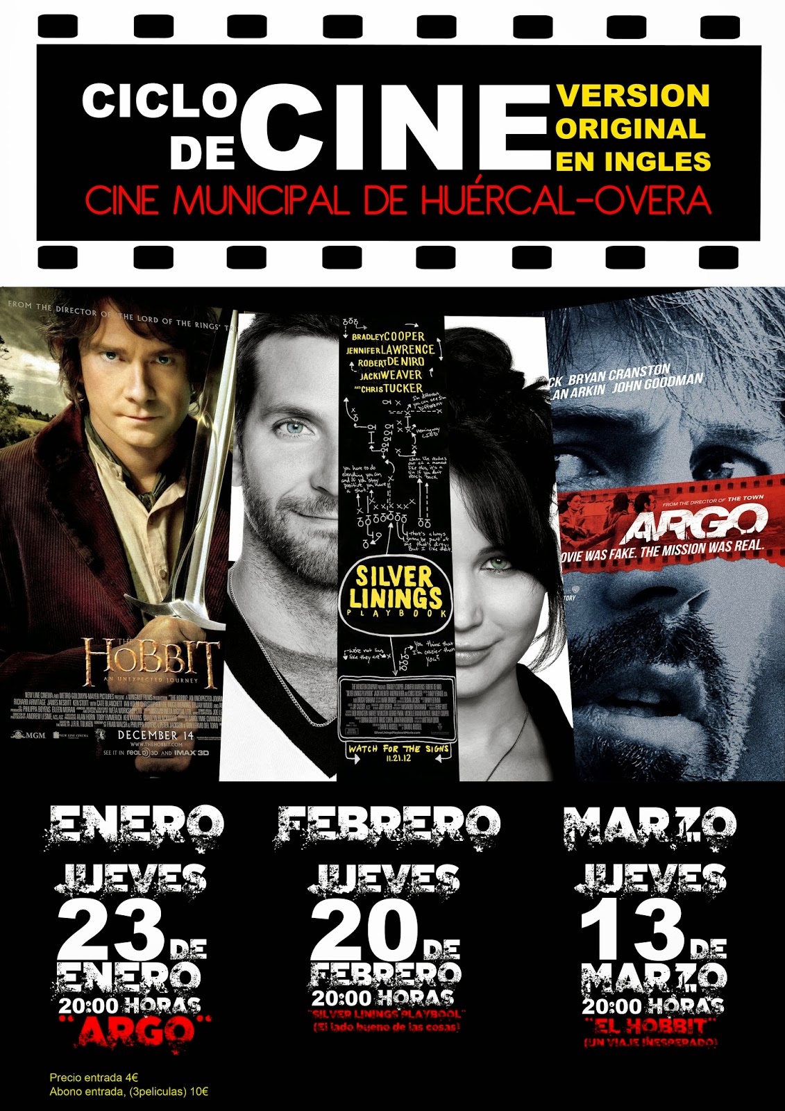 Casa de Oficios HuércalOvera VIII Diseño Gráfico Cine en Versión