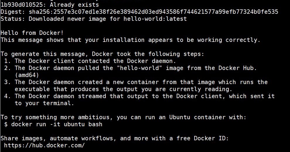 Docker daemon is not running. Ubuntu docker install. get docker.