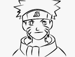 naruto draw simple drawing steps face village getdrawings colour ready