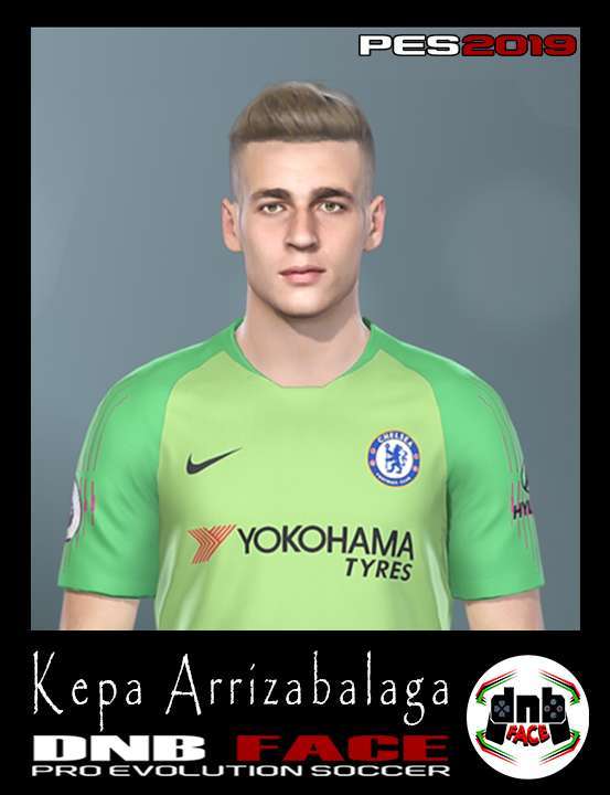 Kepa Arrizabalaga Face Chelsea Pes 2019 Patch Pes New Patch Pro Evolution Soccer