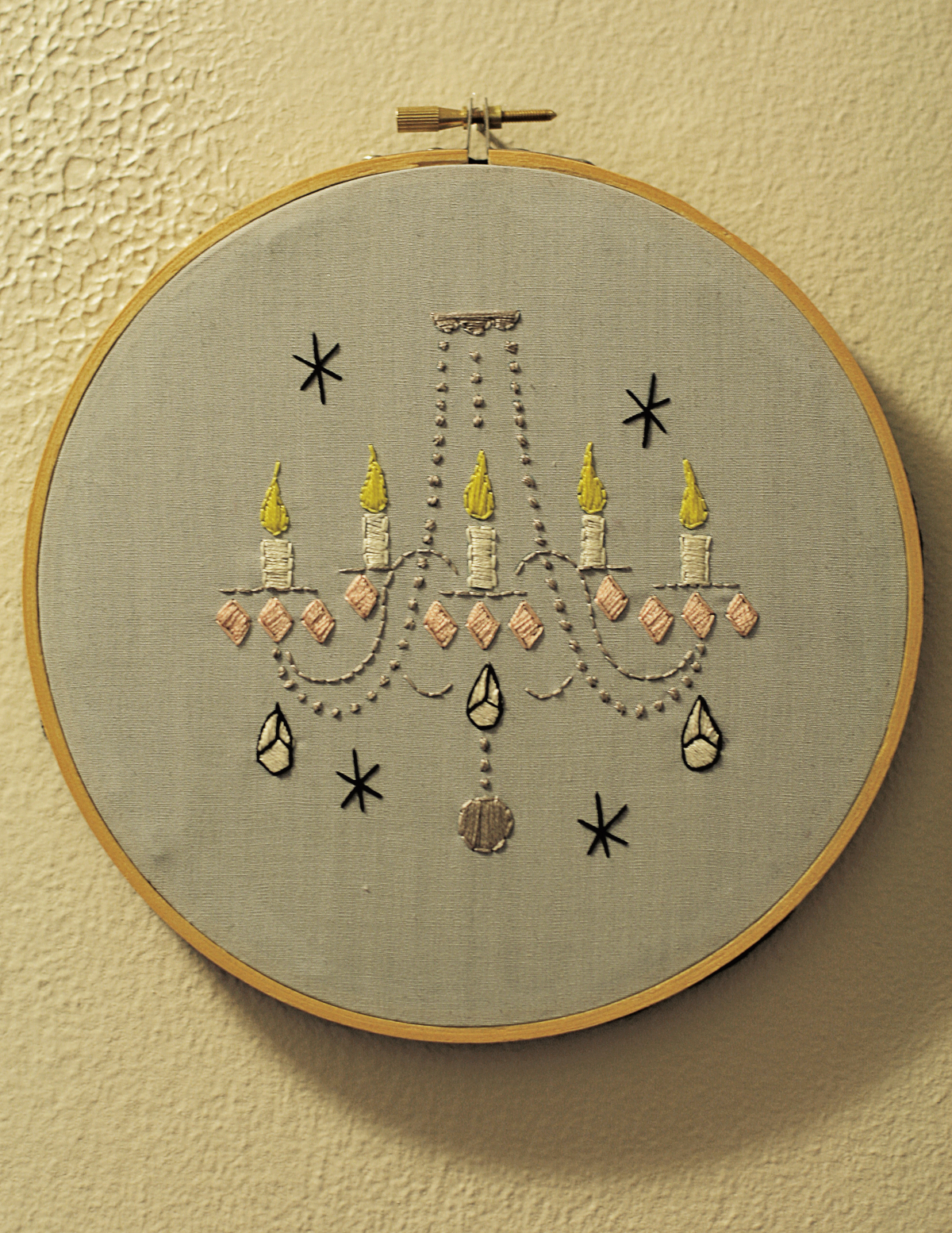 CocktailMom Embroidered Chandelier Sublime Stitching