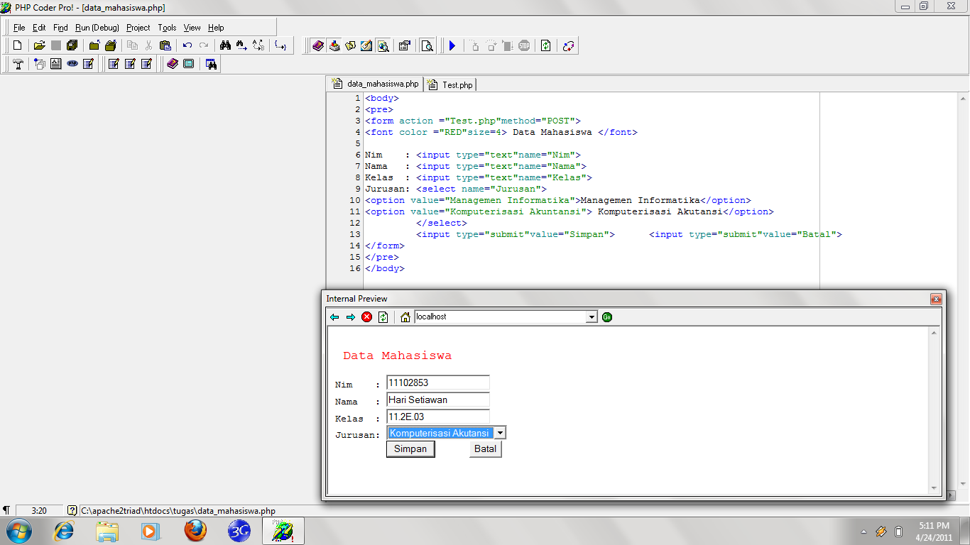 Code pro 3. Code pro 3