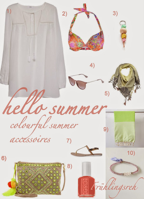 Frühlingsreh : colourful summer accessoires {wish list Mai 2015}