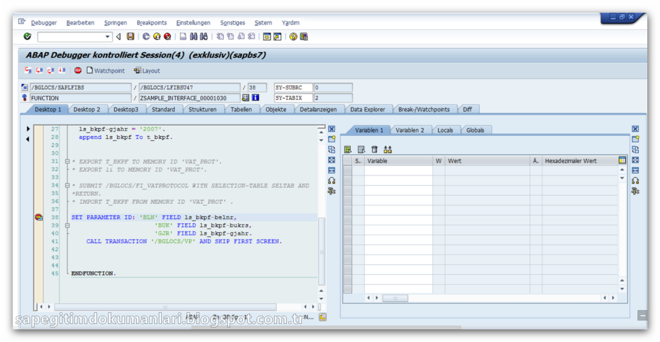 sap user exit, sap form exit, sap doğrulama, sap ikame