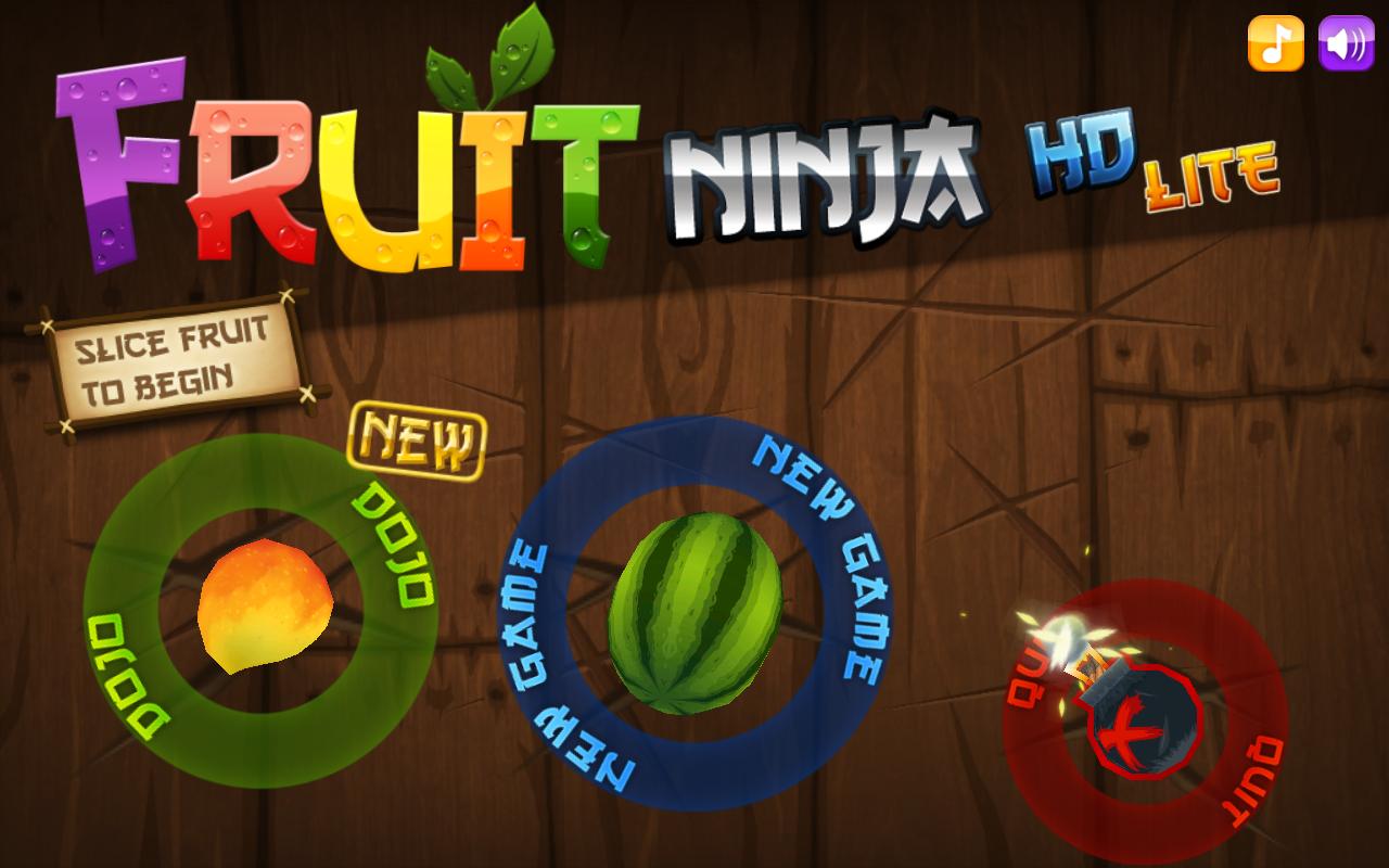 Show that you are the best ninja of all and cut all the fruit.