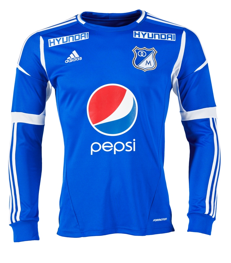 DOMINANDO EL BALÓN Adidas presentó la nueva camiseta de Millonarios