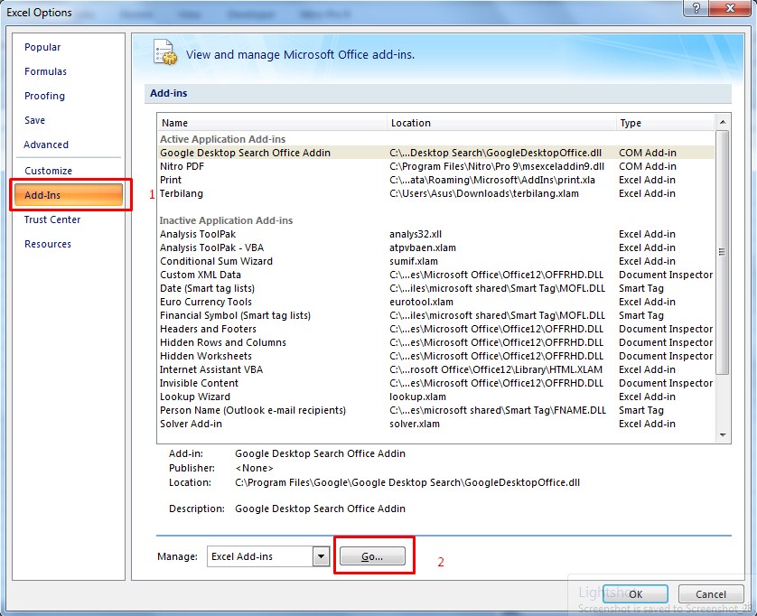 Tool Add On Fungsi Terbilang Untuk Pembuatan Kwitansi Desa Di Excel Pemerintah Desa Kumbung