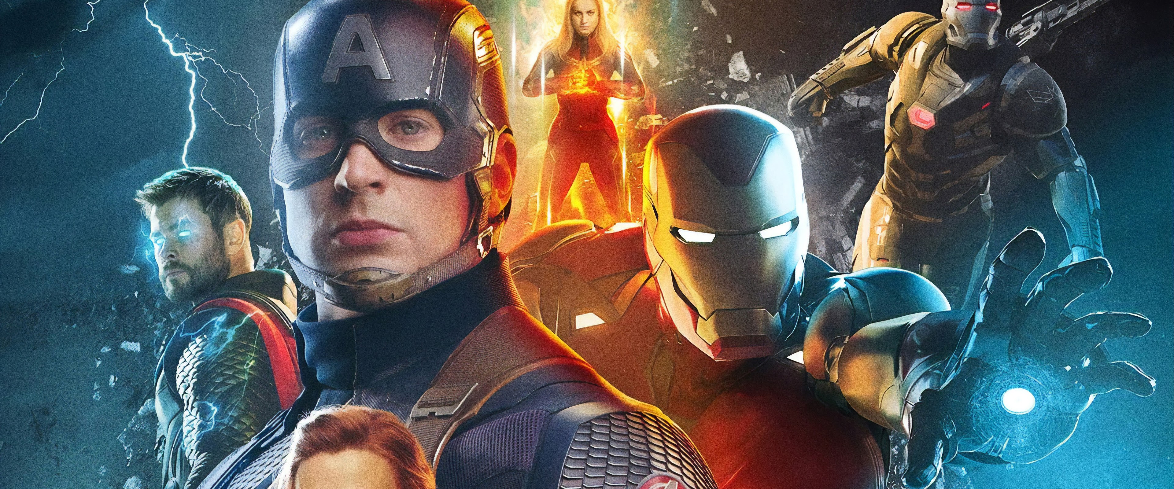 Avengers: Endgame Captain America Iron Man 4K Wallpaper #73