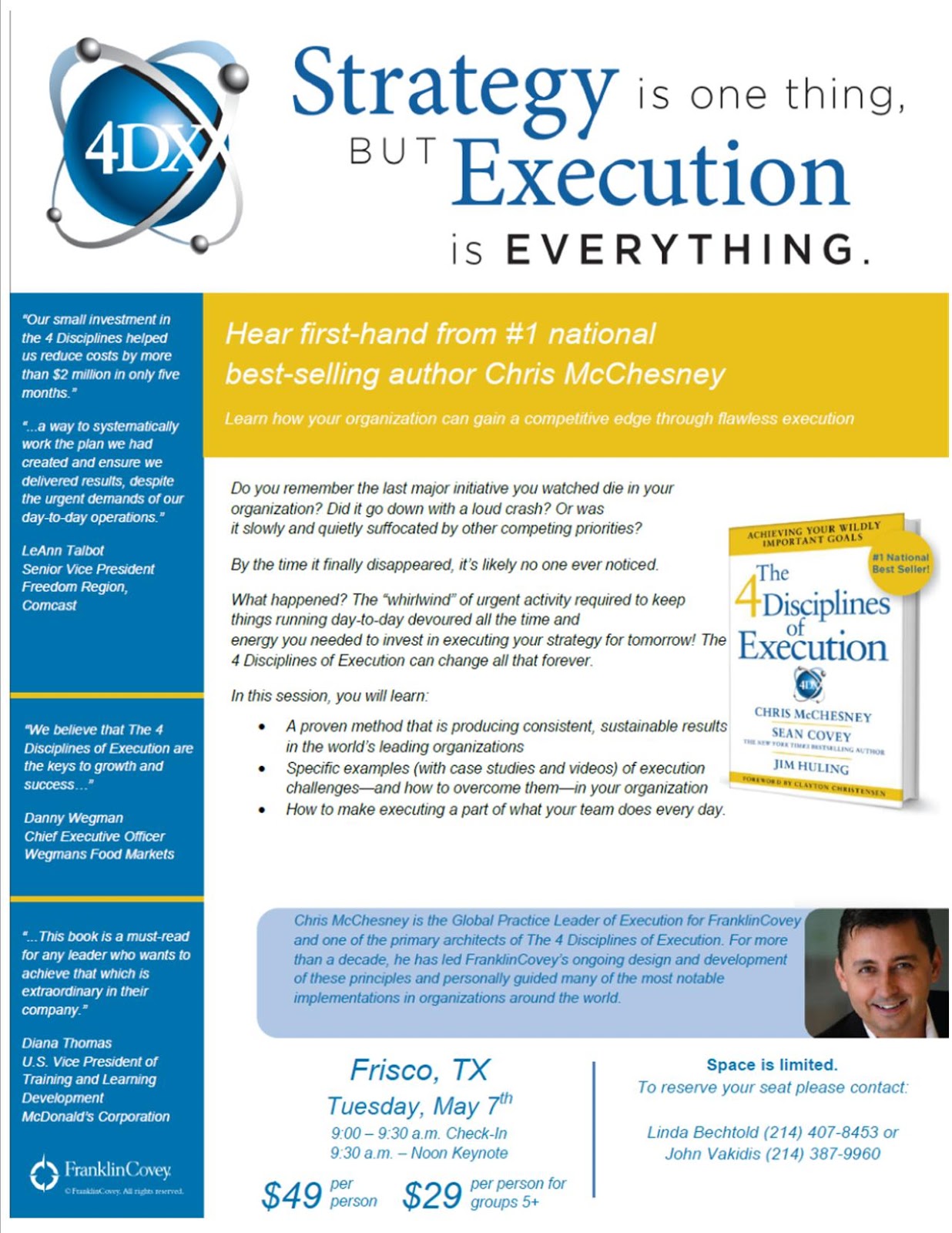 FranklinCovey - Texas and Oklahoma: 4DX Keynote 5.07.13